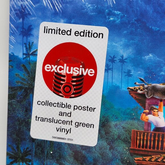 Disney Encanto Translucent Green Vinyl LP Collectible Poster Target Exclusive - Picture 4 of 5